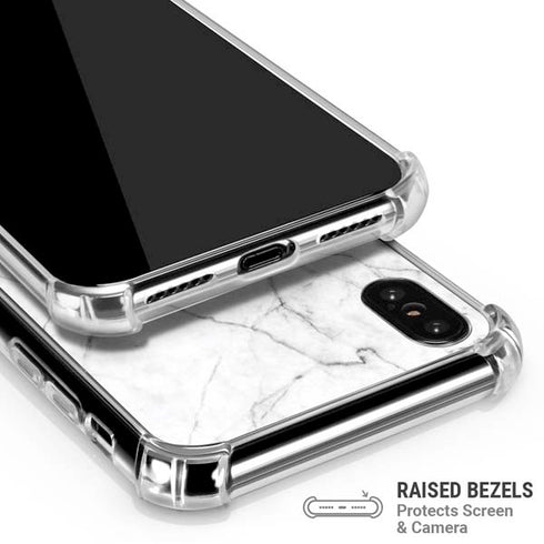 Marble Split iPhone XS Max Clear Case